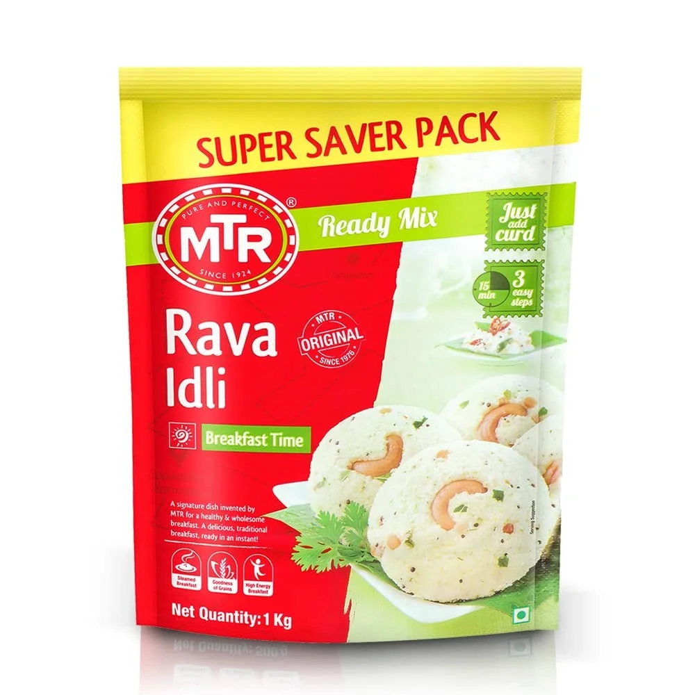 MTR Rava Idli Mix - Quick and easy South Indian breakfast, 1kg