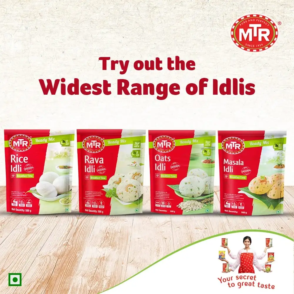 MTR Rava Idli Mix - Breakfast Mix | Quick Breakfast | Instant Ready to Cook Mix | Ready-To-Make South Indian Breakfast | 1kg image 6
