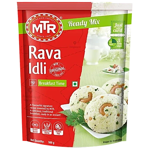 MTR Rava Idli Mix - Instant South Indian breakfast, 500gm