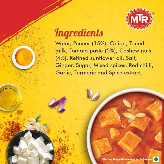 MTR Minute Meals, Ready to Eat ,Shahi Paneer 300g image 5
