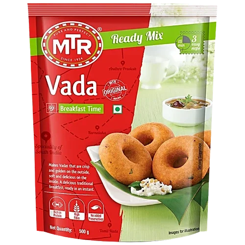  MTR Vada Mix - Breakfast Mix | Quick Breakfast | Instant Ready to Cook Mix | Ready-To-Make South Indian Breakfast | 500g image 6