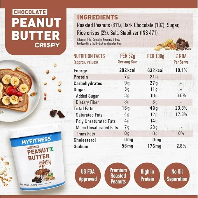 MYFITNESS Peanut Butter Chocolate Crispy 1.2kg image 7