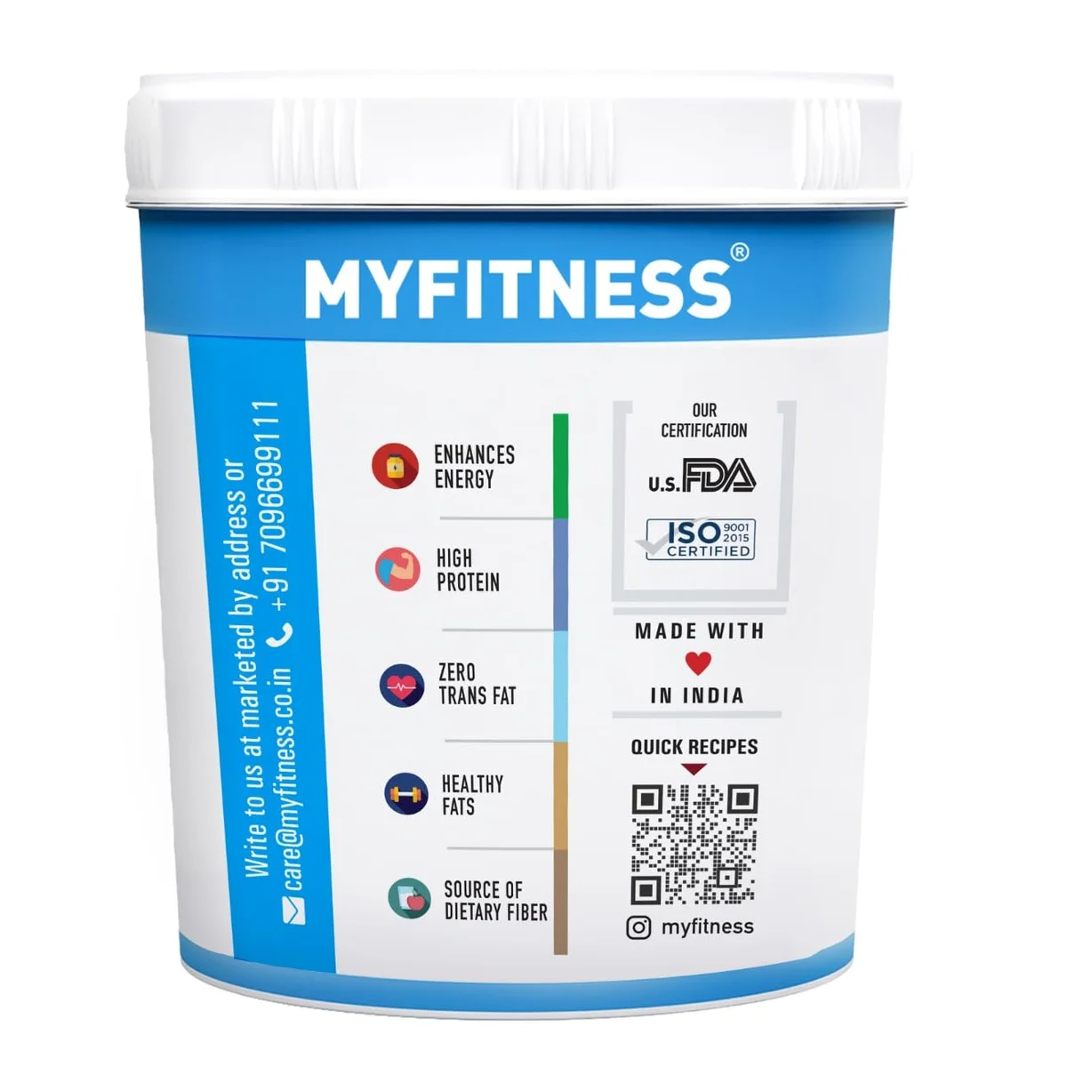 MYFITNESS Original Peanut Butter Smooth 1.25kg image 2
