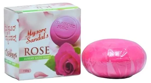 Mysore Sandal Rose Luxury Bath Soap 150g image 2