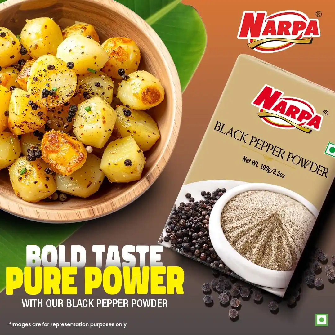 Narpa Black Pepper (Kali Mirch) Powder 100g image 5