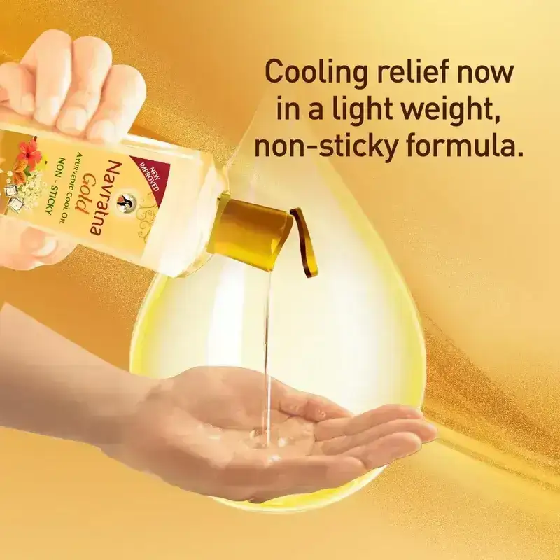 Navratna Gold Ayurvedic Cool Oil, 500ml image 4