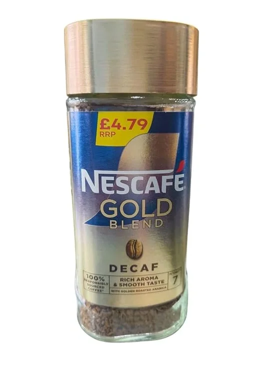 Nescafe Gold Blend Decaf Coffee Granules, 95 Grams