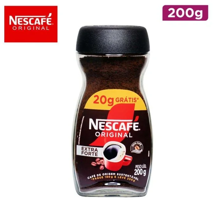 Nescafe Original Extra Forte Ground Coffee Bottle, 200g