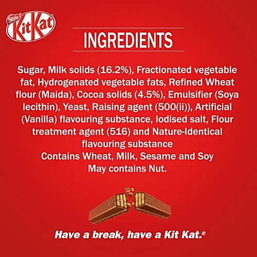  Nestlé Kitkat Chocolate-10 X 12.8 Grams(Pack Of 10) image 2