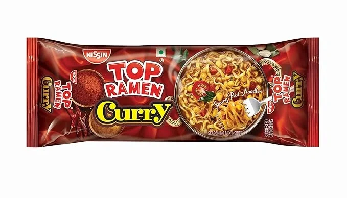 Nissin Top Ramen Instant Noodles Curry Vegetable flavor, 280g