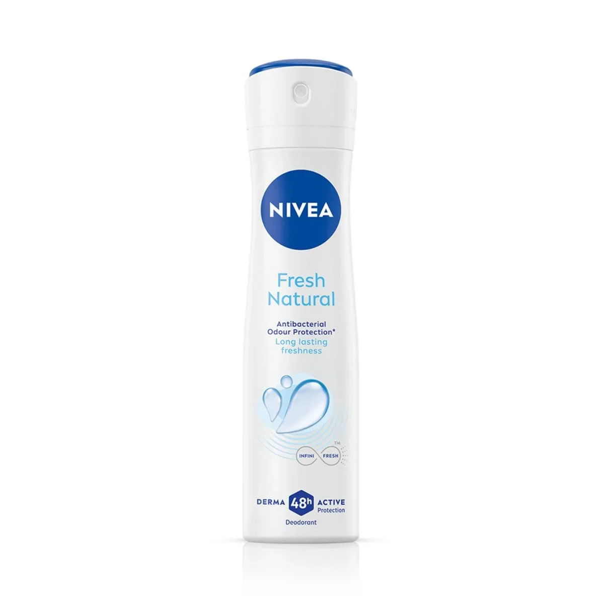 NIVEA Women Fresh Natural Deodorant Spray 150ml, Long-Lasting Freshness