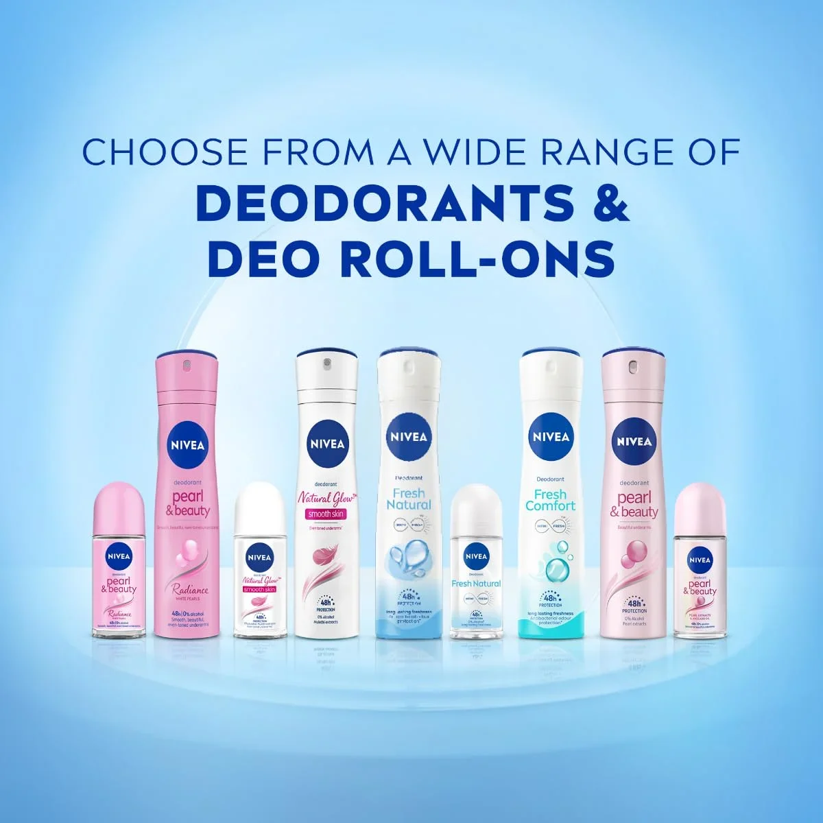 NIVEA Women Fresh Natural Deodorant Spray 150ml, Long-Lasting Freshness image 8