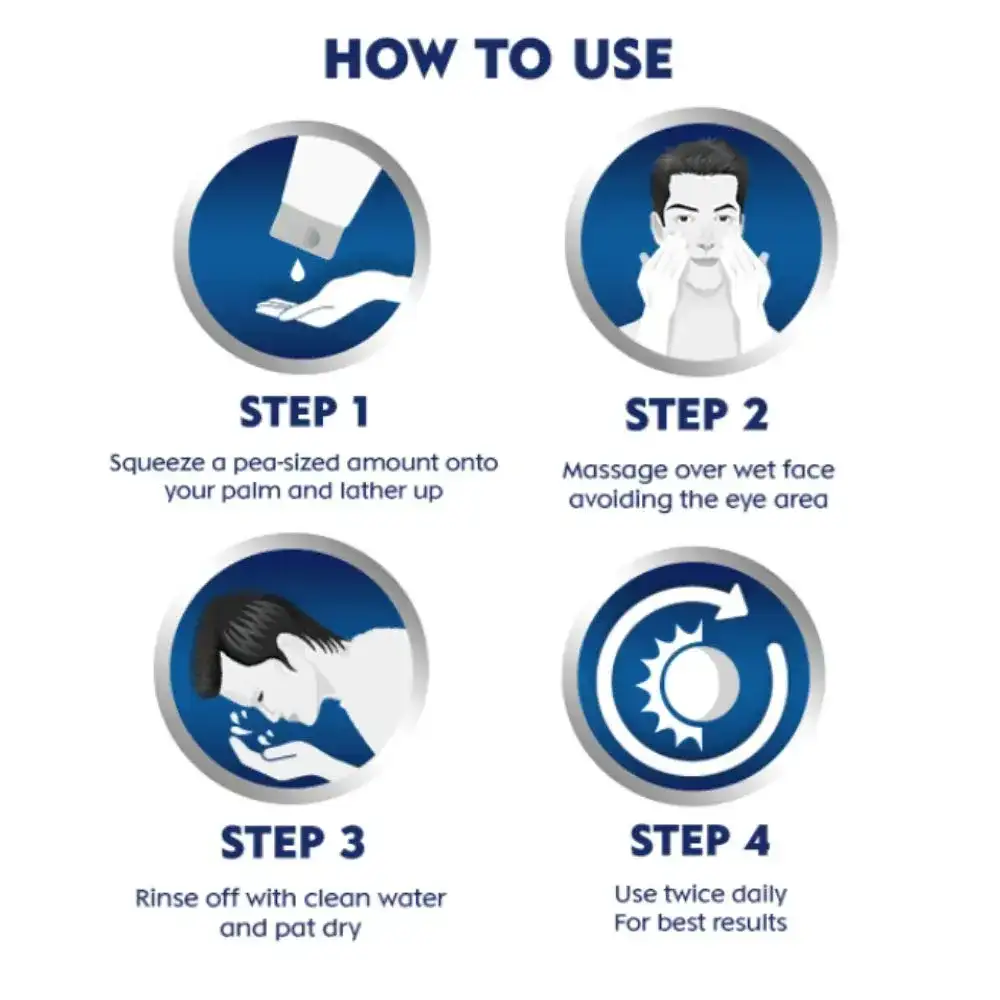 NIVEA Men Face Wash, Dark Spot Reduction, 50g image 3