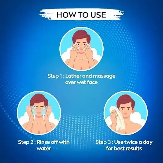 NIVEA MEN Oil Control 100 gm for Deep Clean for Oily, Acne-Prone Skin, Shine-Free, Clear Skin image 3