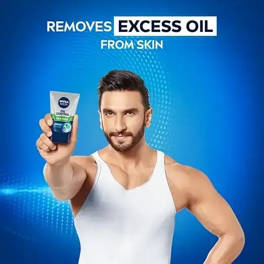 NIVEA MEN Oil Control 100 gm for Deep Clean for Oily, Acne-Prone Skin, Shine-Free, Clear Skin image 6