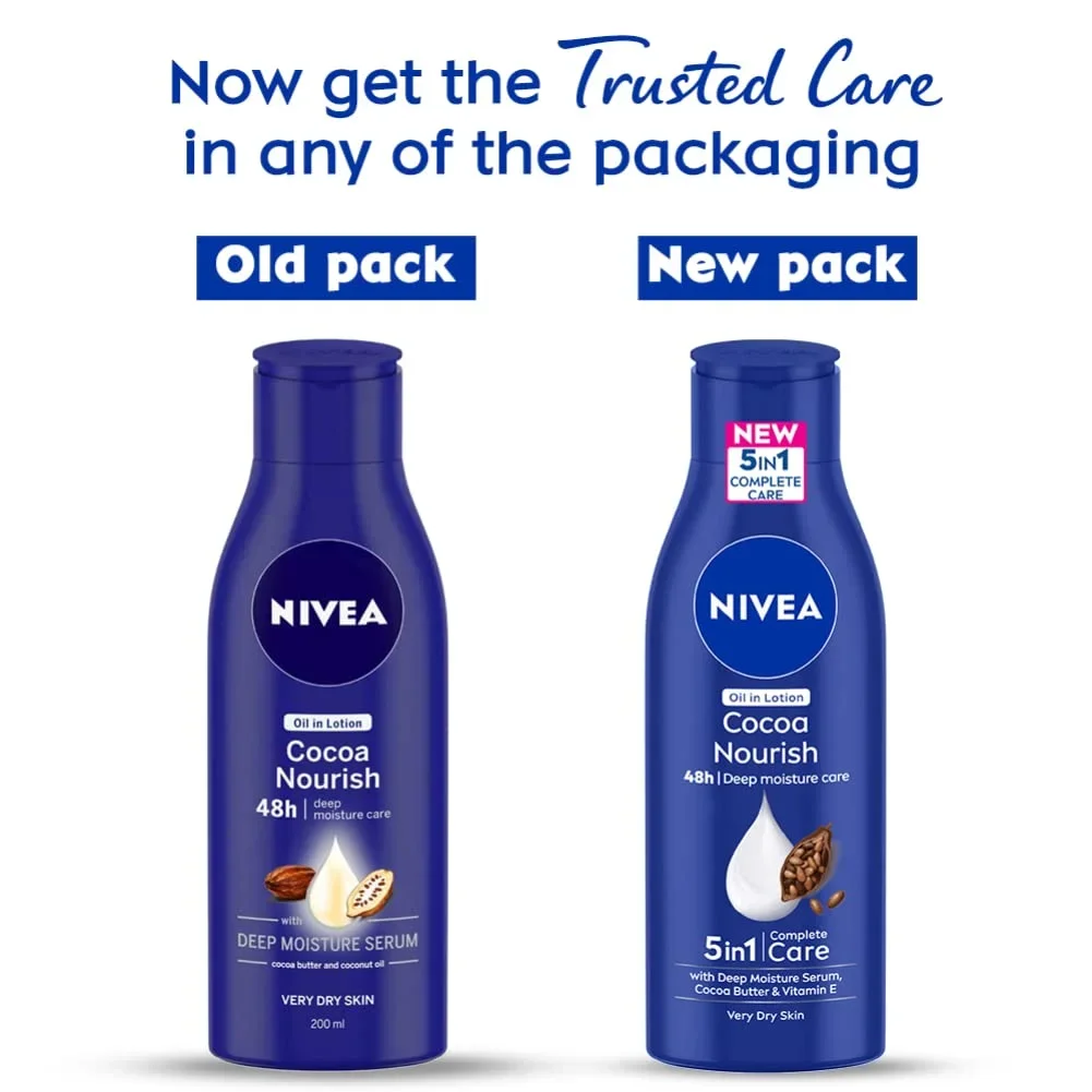 NIVEA Cocoa Nourish 200ml Body Lotion, image 7