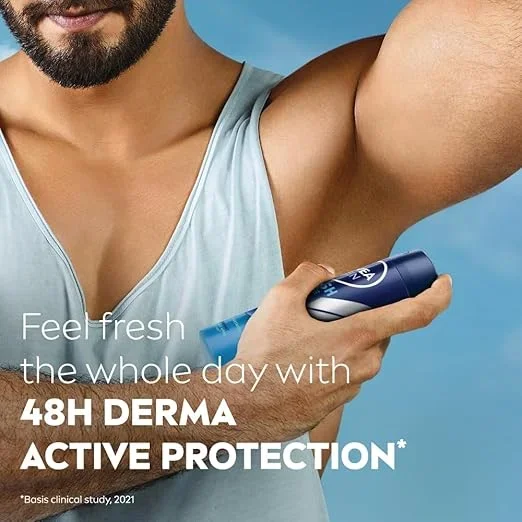 NIVEA Fresh Active 150ml Deodorant Spray, Clean, Fresh Fragrance for Office, Gym & Everyday Use image 2