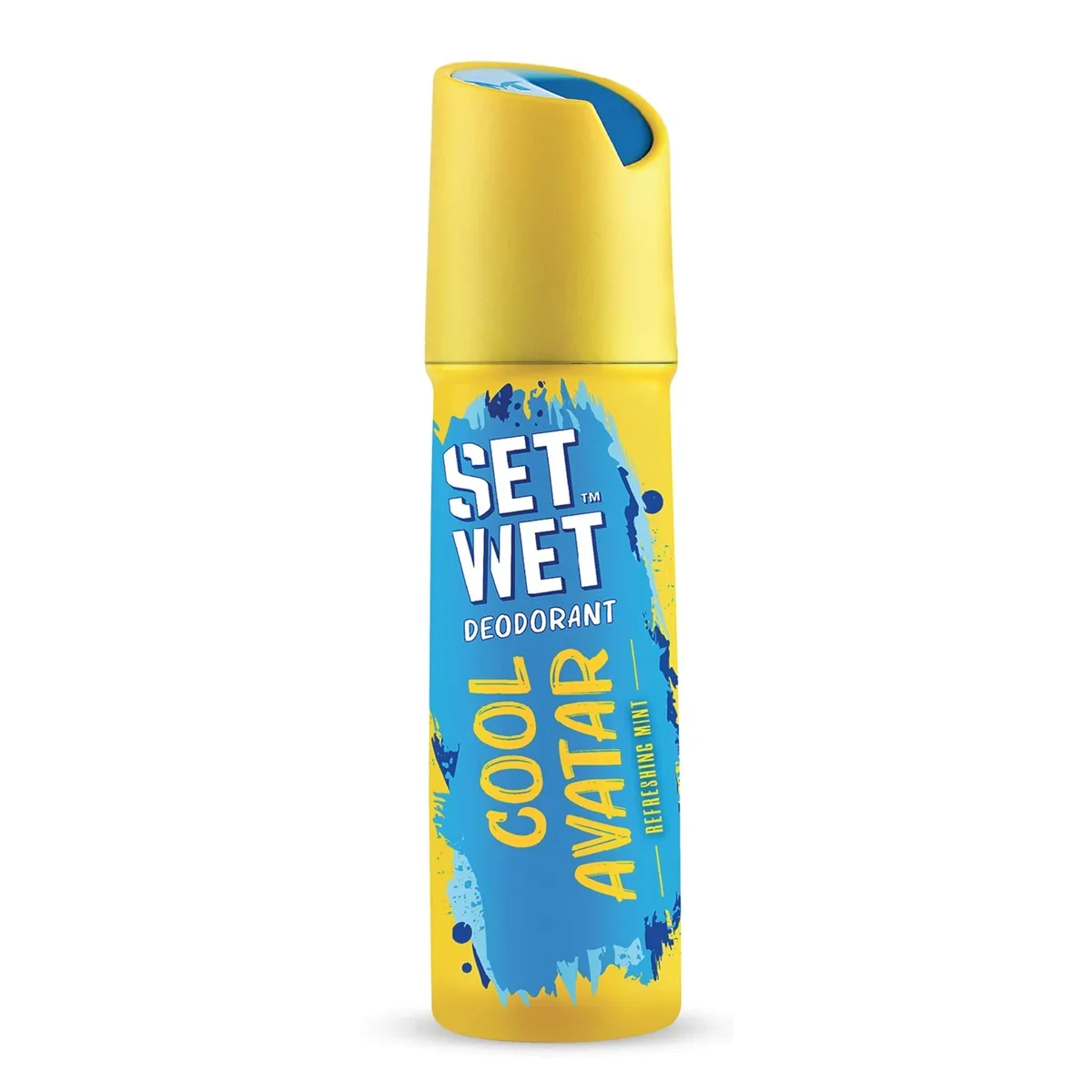 Set Wet Deodorant Spray for Men Cool Avatar, 150ml, Refreshing Mint Fragrance, Long-Lasting Freshness & Daily Odour Protection