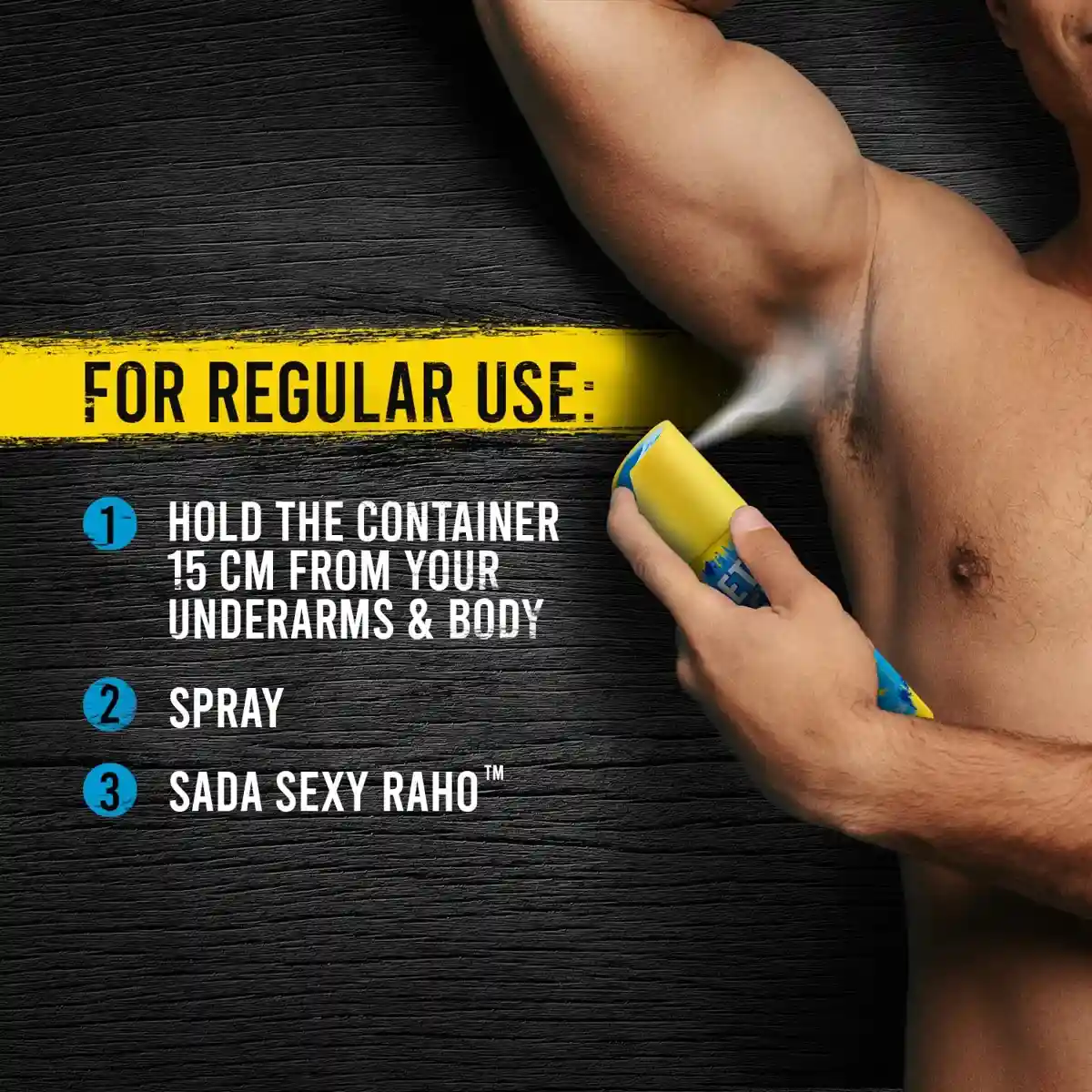 Set Wet Deodorant Spray for Men Cool Avatar, 150ml, Refreshing Mint Fragrance, Long-Lasting Freshness & Daily Odour Protection image 5