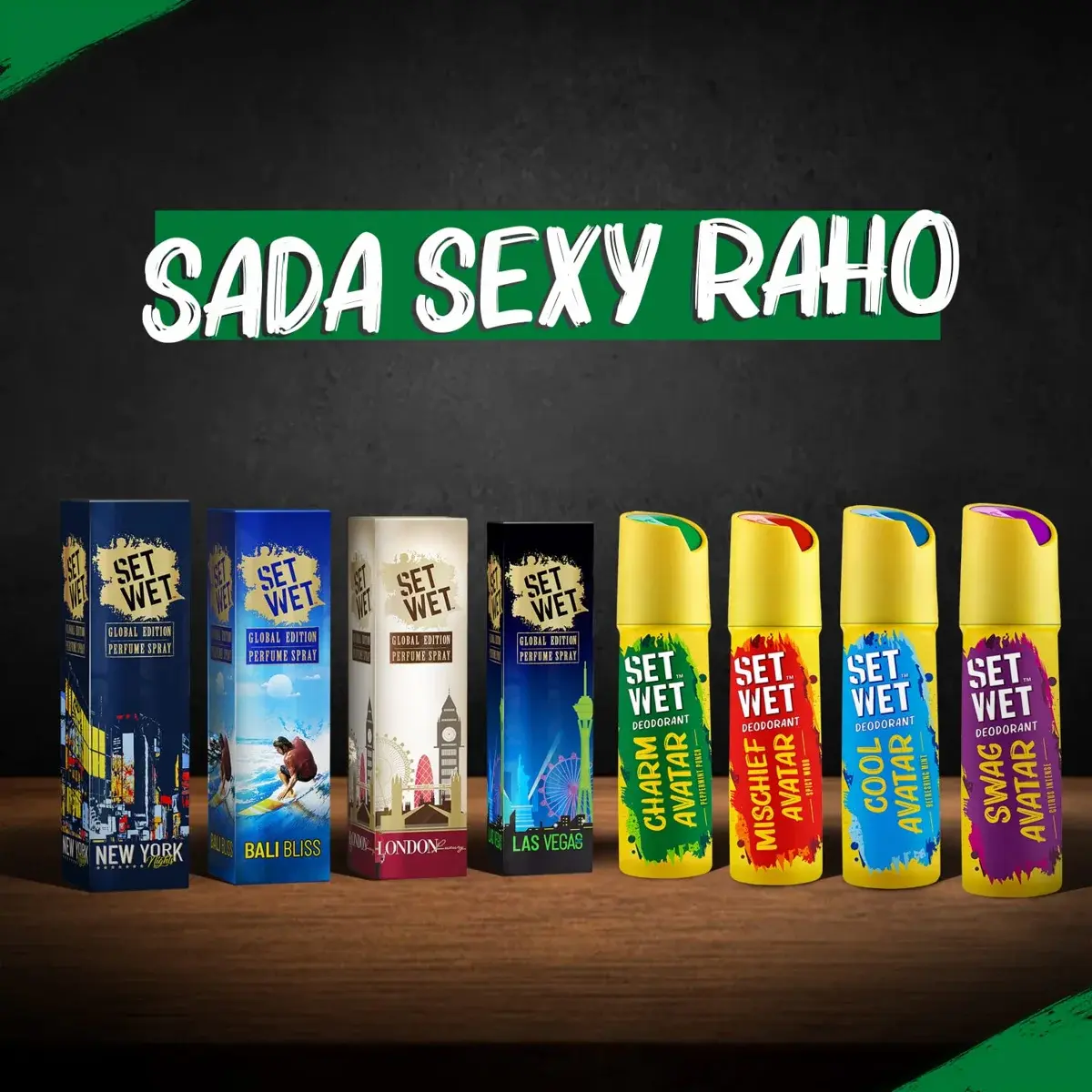 Set Wet Men’s Deodorant Charm Avatar 150ml, Long-Lasting Body Spray with Smooth, Confident Aroma for Everyday Use image 2