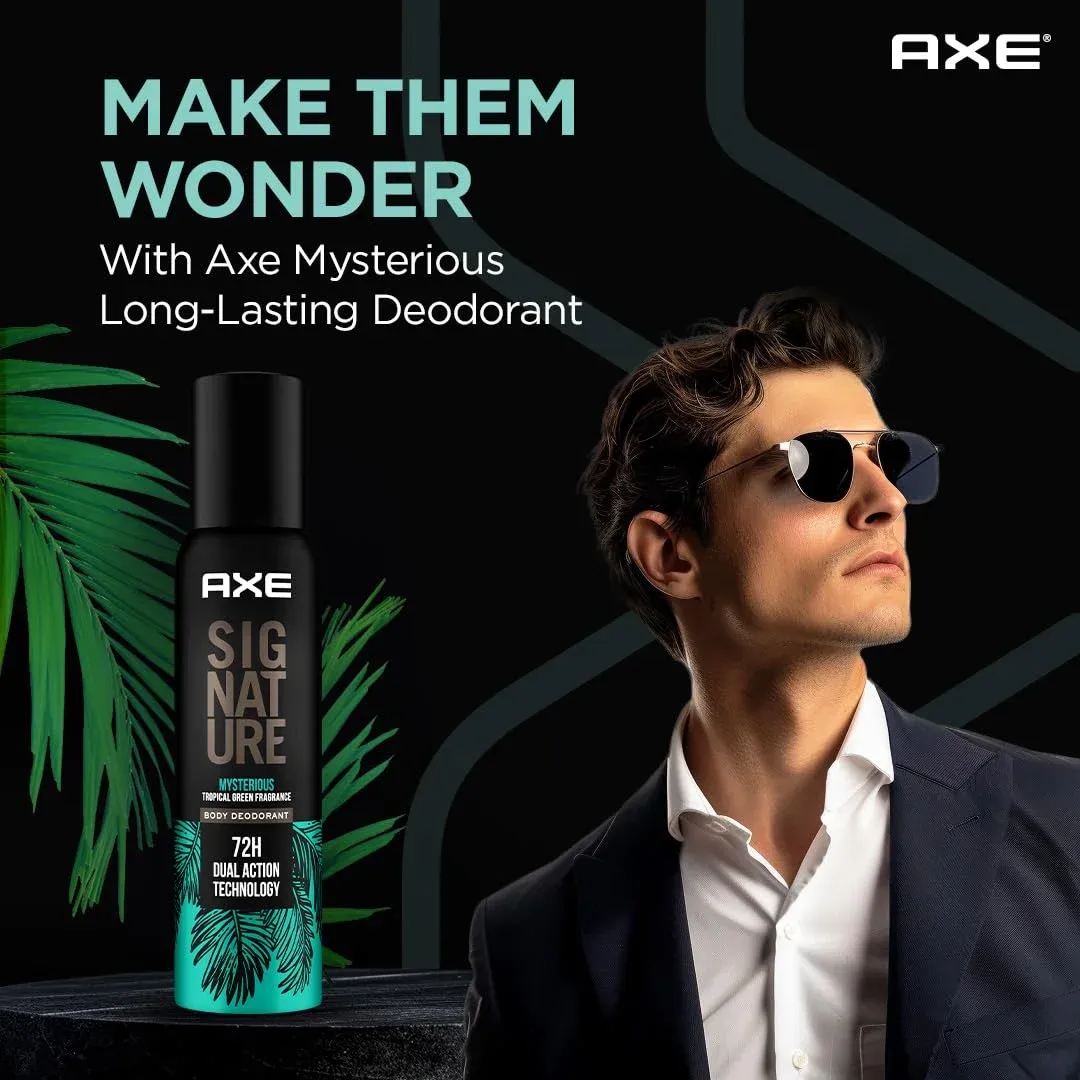 AXE Signature Mysterious Body Deodorant 154ml, Bold, Seductive Fragrance for Daily Confidence image 8