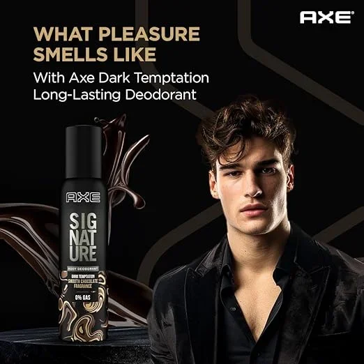 Axe Dark Temptation No Gas Deodorant Spray 154ml, Premium, Long-Lasting Body Fragrance for Men image 8