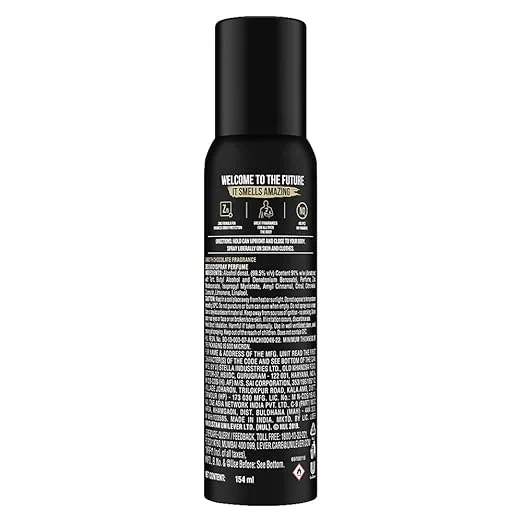 Axe Dark Temptation No Gas Deodorant Spray 154ml, Premium, Long-Lasting Body Fragrance for Men image 9