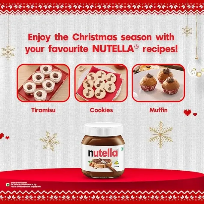Nutella Hazelnut Spread with Cocoa 350g | Smooth & Delicious image 5