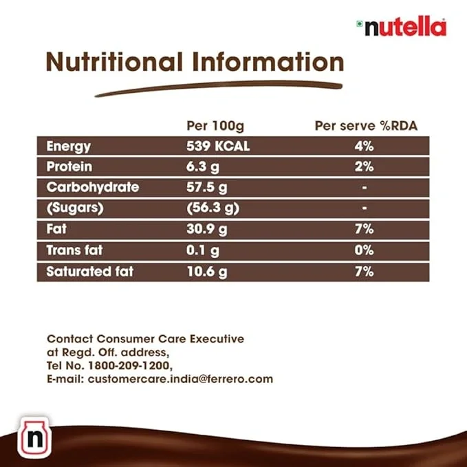 Nutella Hazelnut Spread with Cocoa 350g | Smooth & Delicious image 8