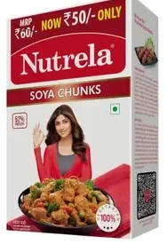 Nutrela Soya Chunks 200 gm - 100% Vegetarian