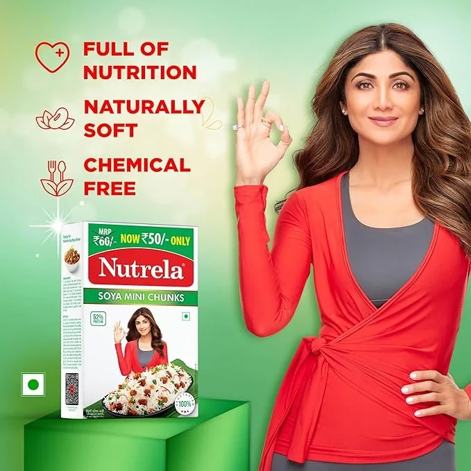 Nutrela Soya Mini Chunks 200 gm, 100% Vegetarian image 4