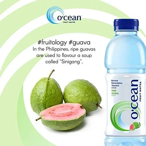 O'cean Pink Guava Flavour Fruit Drink – Refreshing Beverage 500 ml image 2