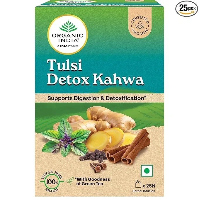 Organic India Tulsi Detox Kahwa Tea Bags