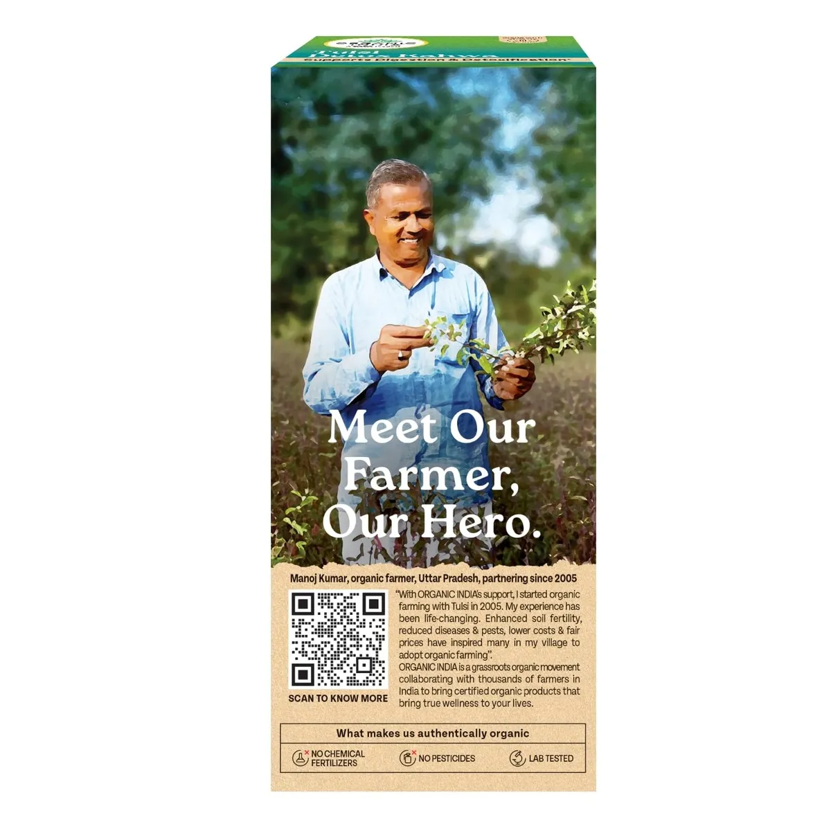 ORGANIC INDIA Tulsi Detox Kahwa 25 Tea Bags image 3