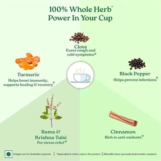 Organic India Tulsi Ginger Turmeric 25 Tea Bags – Herbal & Immunity Boosting image 4