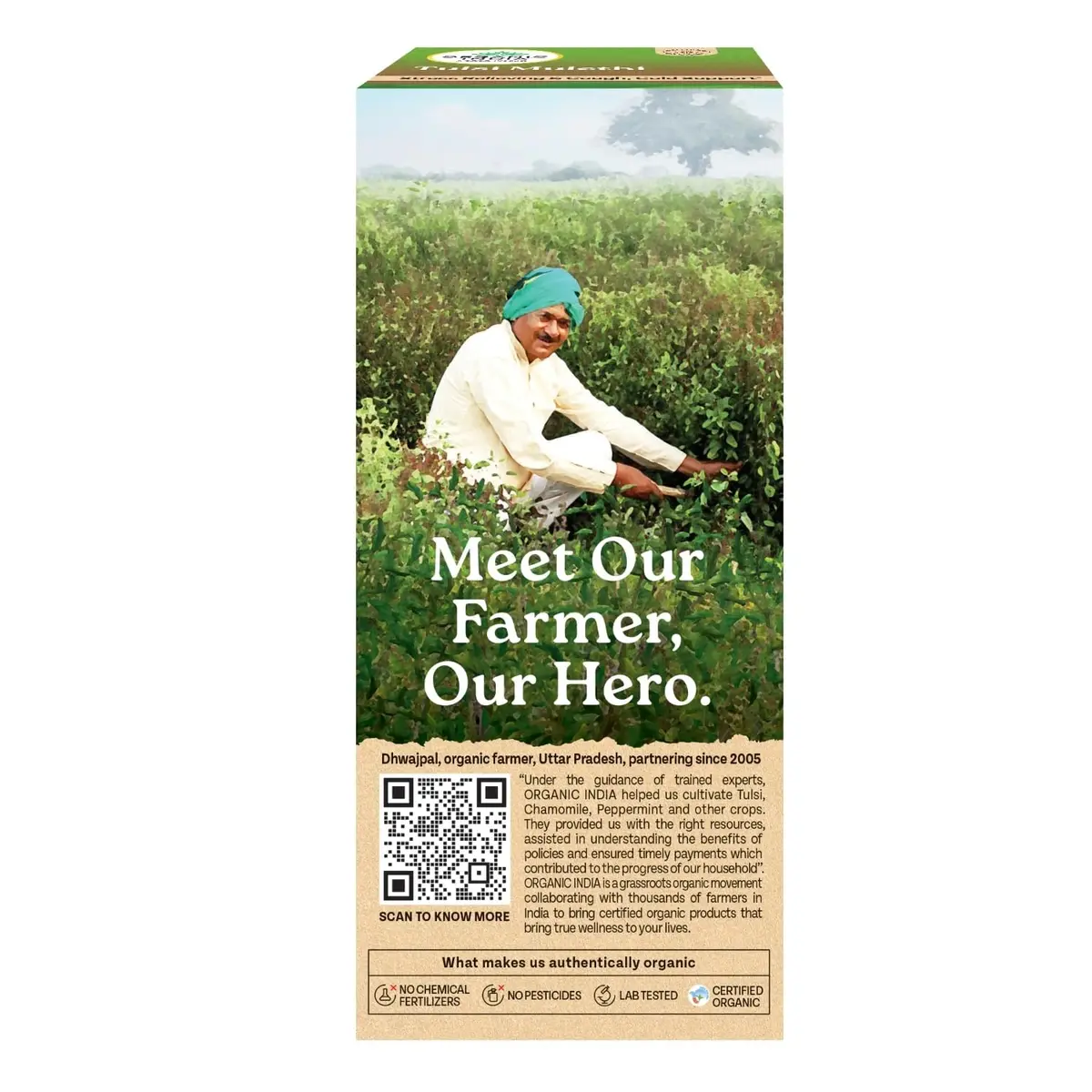 Organic India Tulsi Mulethi – 25 Tea Bags | Stress Relief & Digestive Health Tea image 3