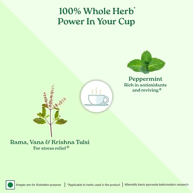 ORGANIC INDIA Tulsi Peppermint Refresh 25 Tea Bags image 4