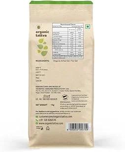 Organic Tattva Organic Toor Dal (Arhar Dal) 500 g image 2