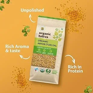 Organic Tattva Organic Toor Dal (Arhar Dal) 500 g image 6