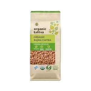 Organic Tattva Rajma Chitra 500g – 100% Organic Kidney Beans