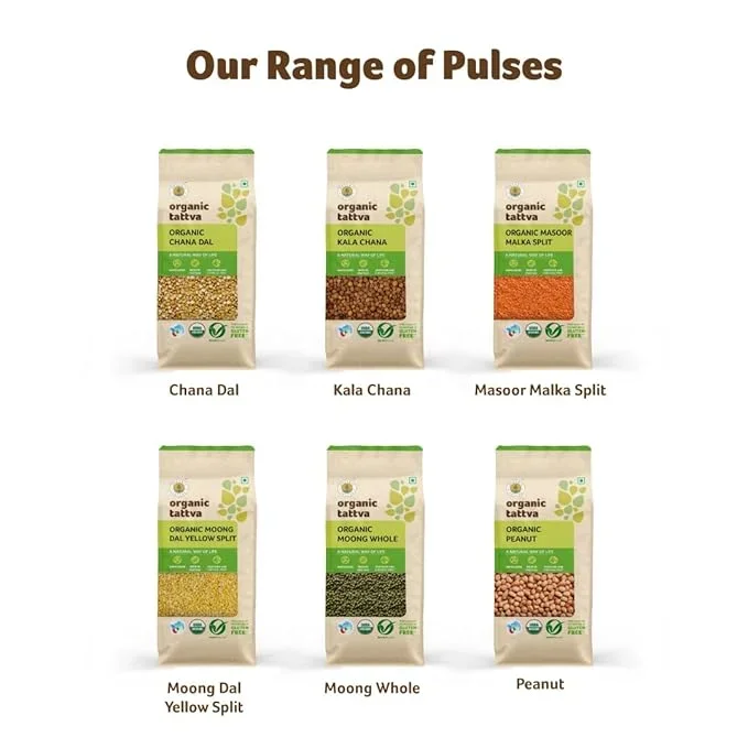 Organic Tattva Chana Dal (Bengalgram) 500 Gram | Gluten Free image 3