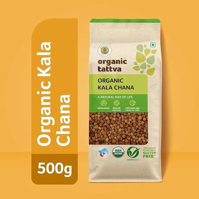 Organic Tattva Black Chana (Kala Chana) 500 g Organic image 2