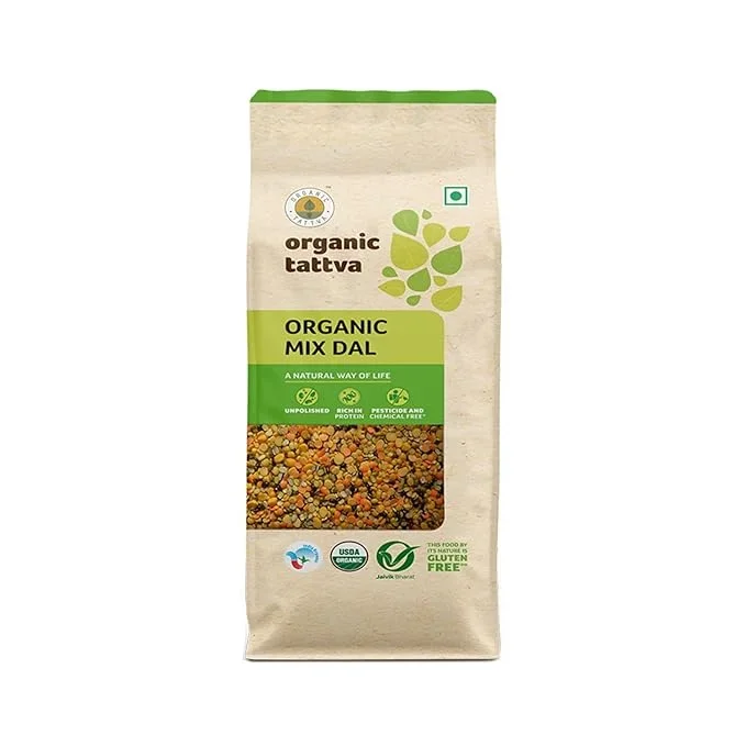Organic Tattva Organic Mix Dal 500 g | Protein-Rich Dal
