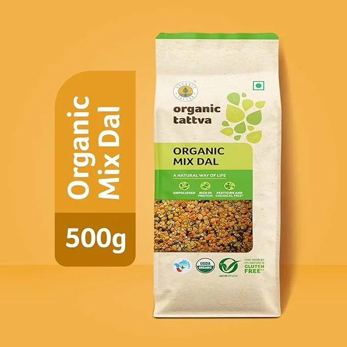Organic Tattva Organic Mix Dal 500 g | Protein-Rich Dal image 3