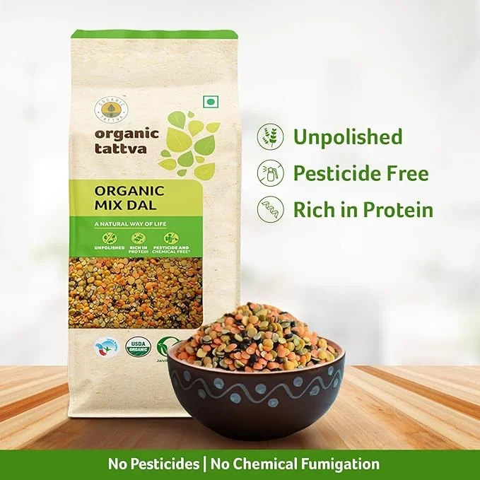 Organic Tattva Organic Mix Dal 500 g | Protein-Rich Dal image 5
