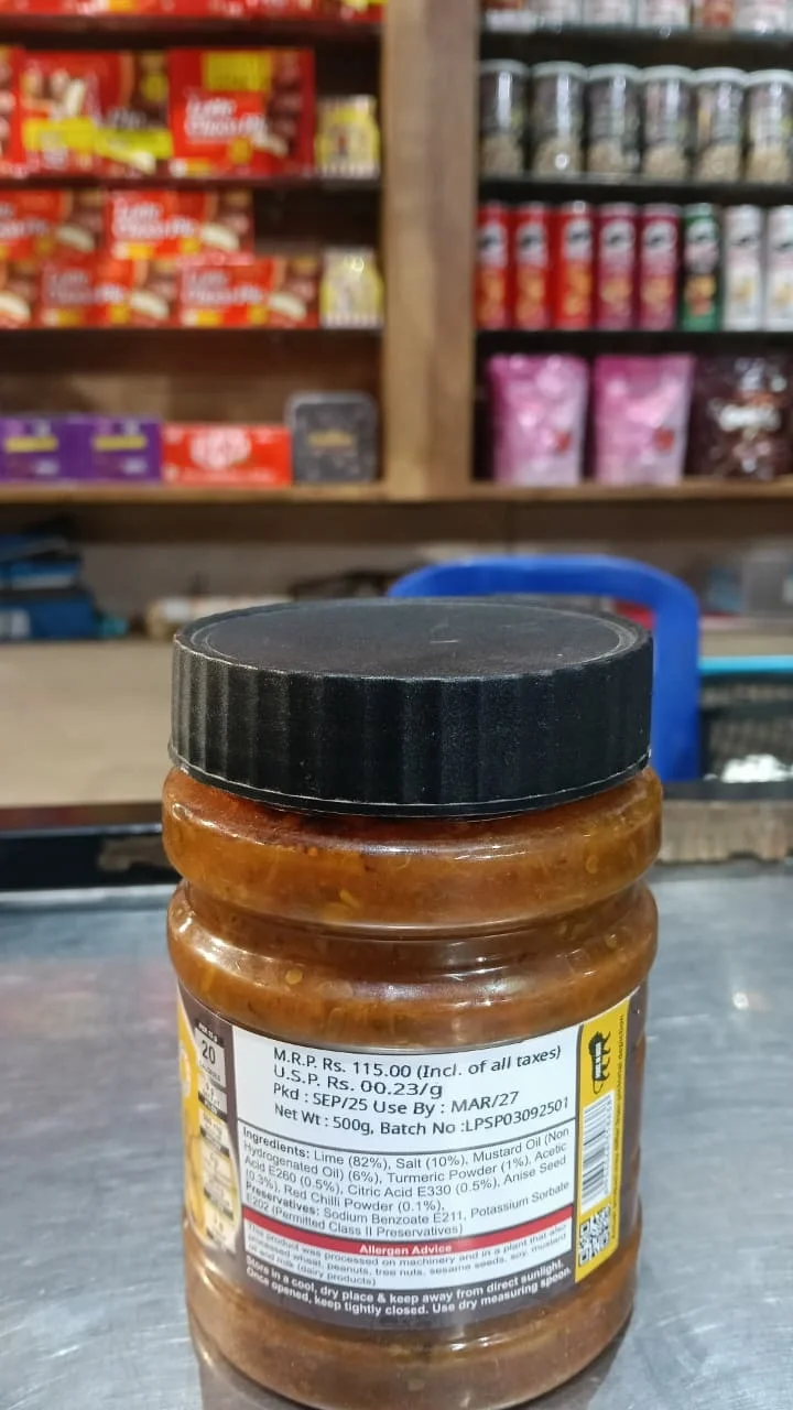  Pachranga's PSP Lime Pickle, 500g image 4