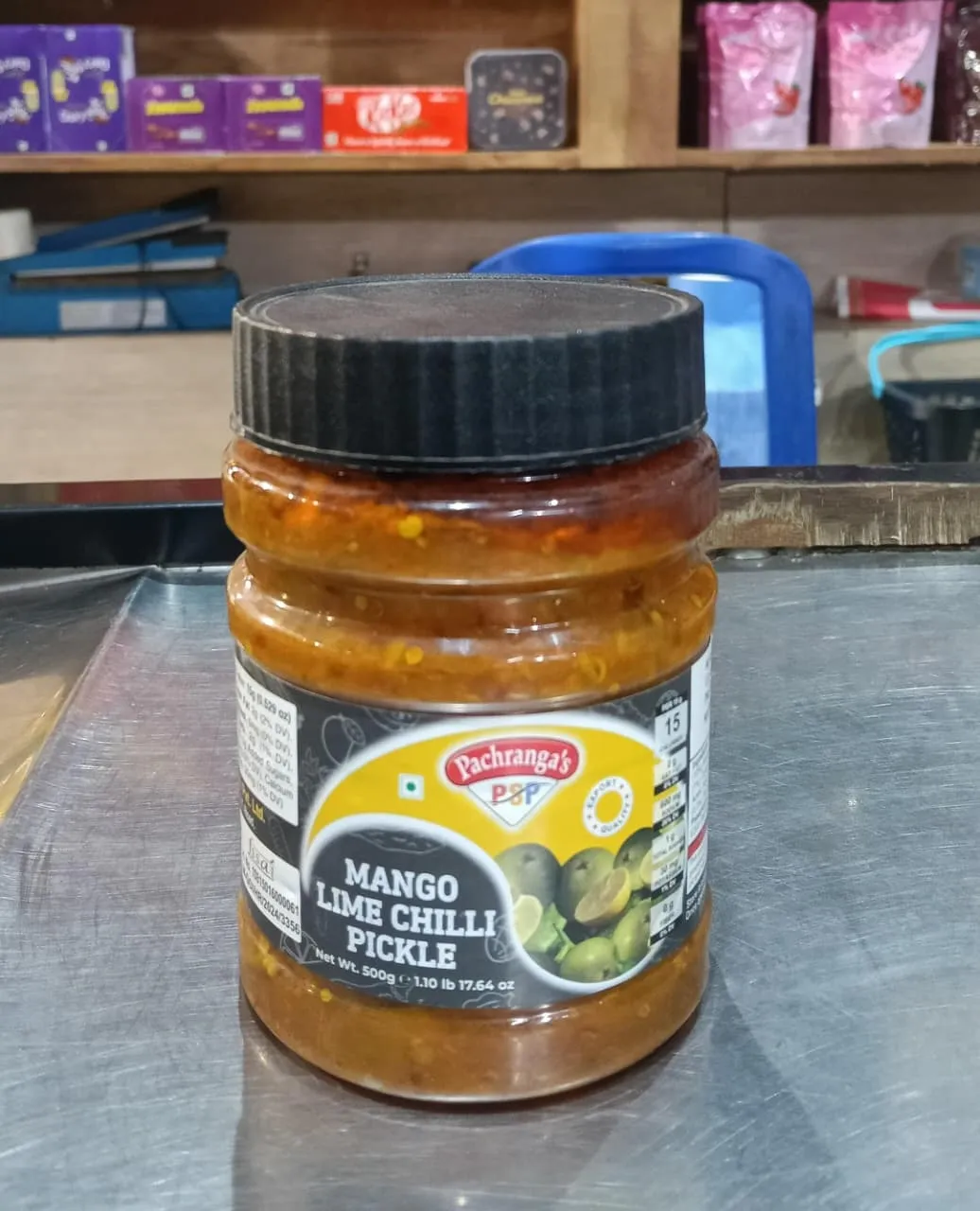 Pachranga PSP Mango Lime Chilli Pickle, 500g