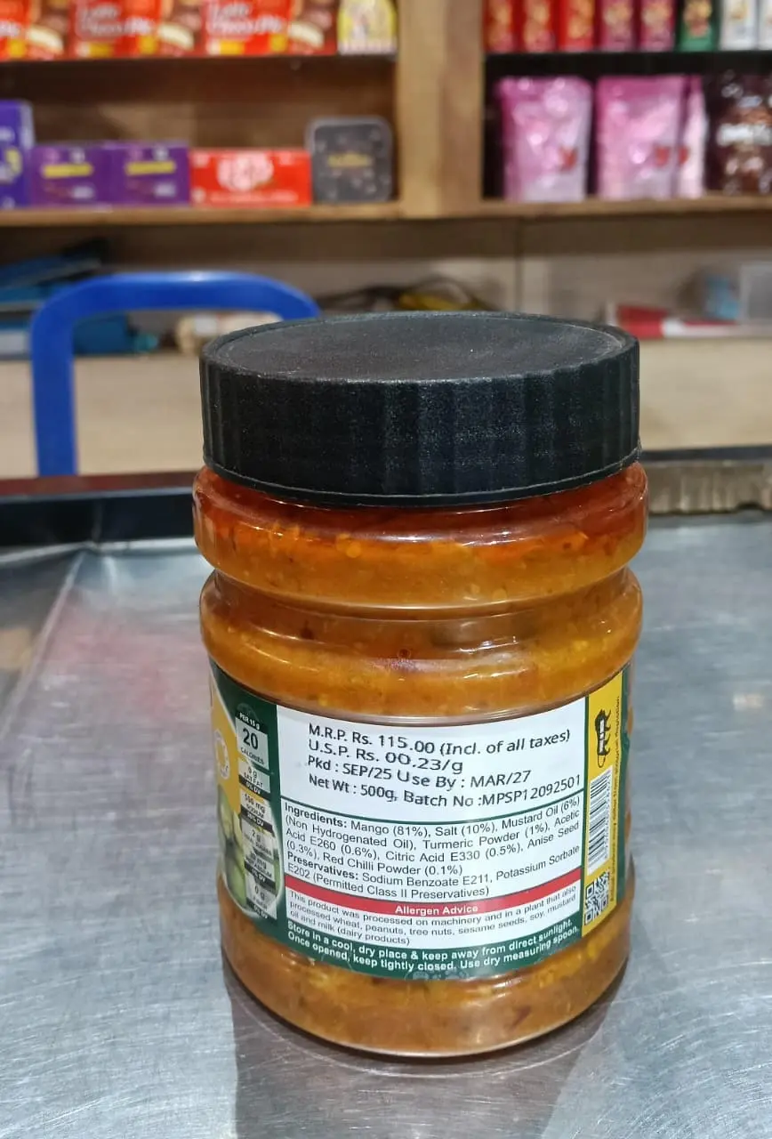 Pachranga's PSP Mango Pickle, 500g image 2