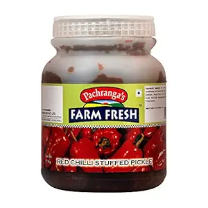 Pachranga's Farm Fresh Red Chilli Stuffed Pickle, 1kg