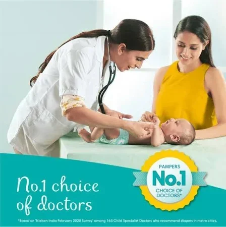 Pampers Pants Small Size Baby Diaper S 20 Pieces , All Round Protection image 3